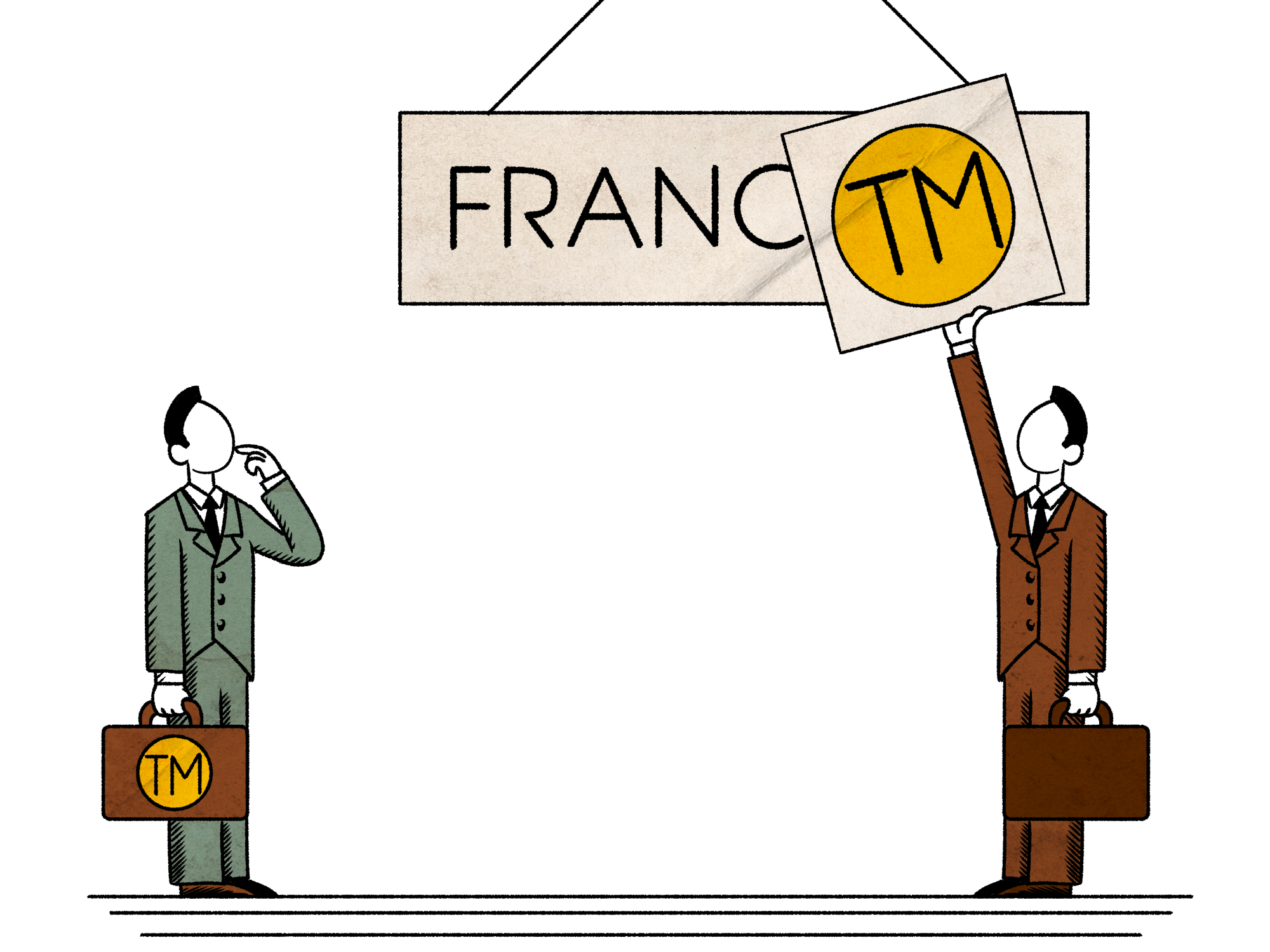 should you allow franchisees to use your trademark in their corporate name