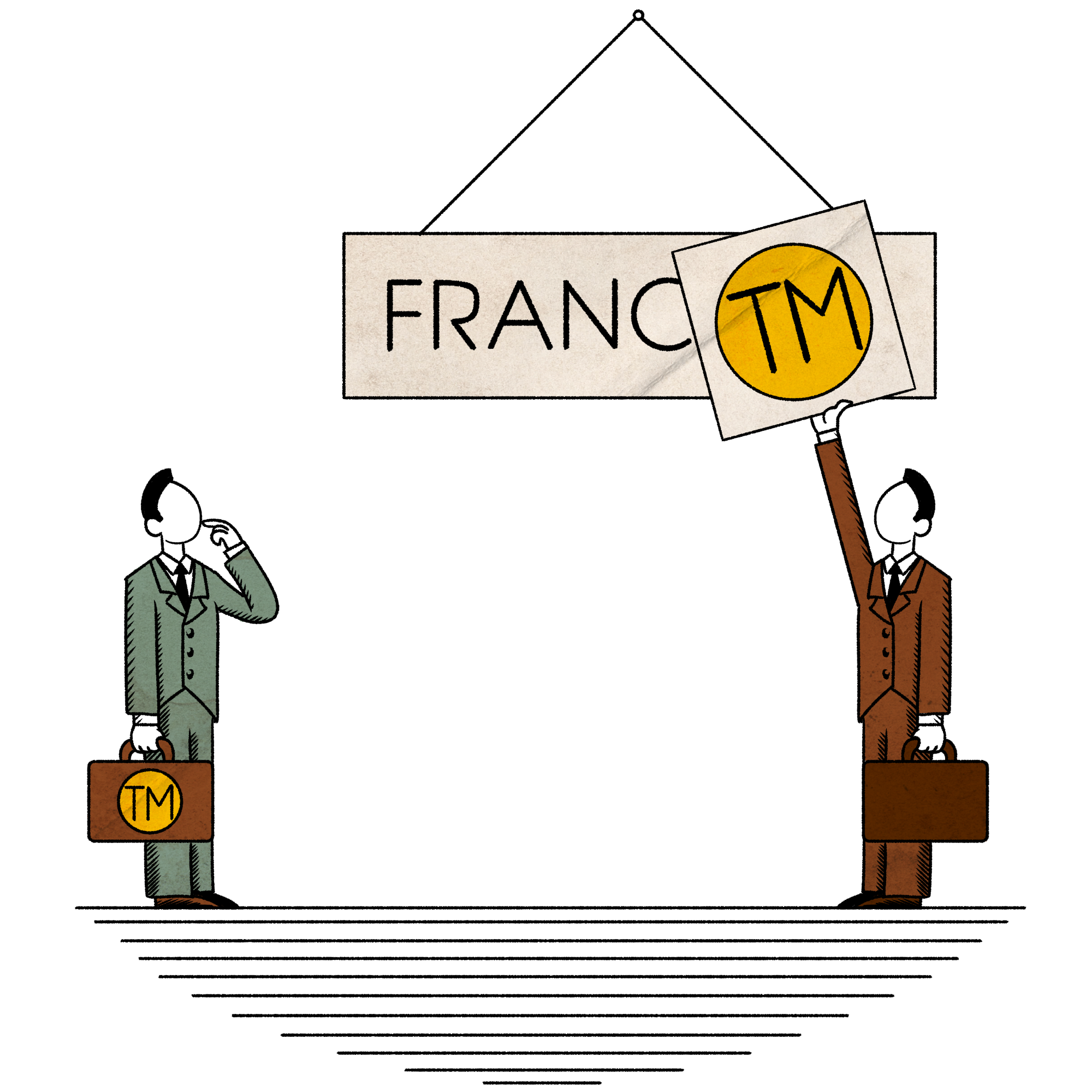 should you allow franchisees to use your trademark in their corporate name