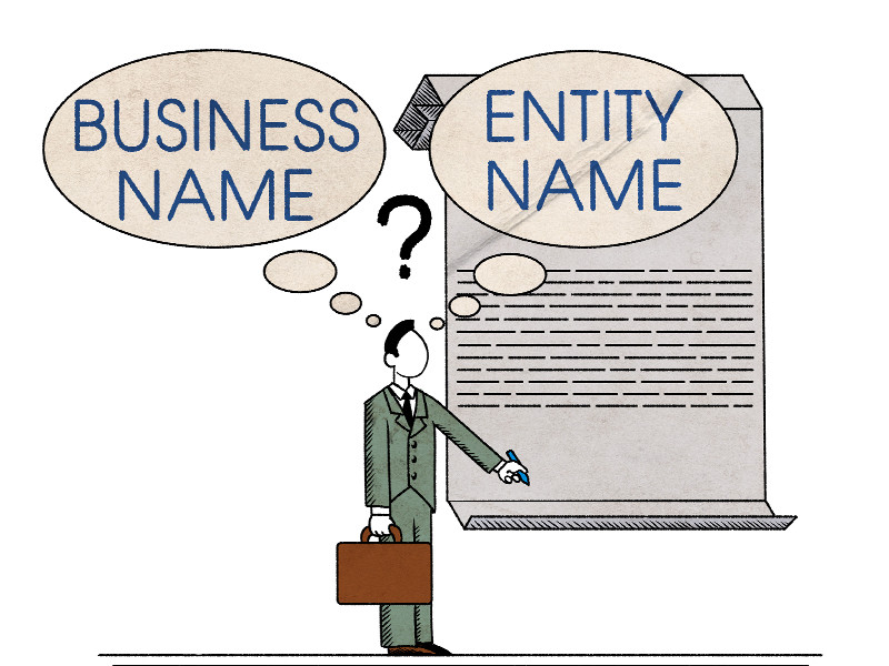 ba 14 do my business name and entity name have to match